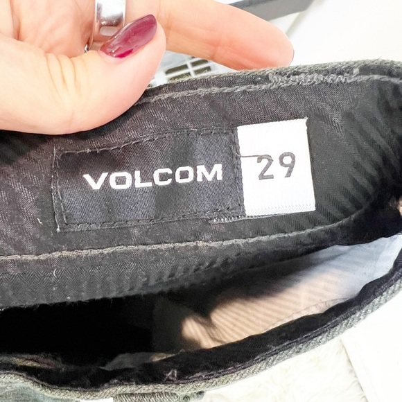 VOLCOM GRAY STRAIGHT LEG FLAT FRONT PANTS MENS SZ 29 - Picture 3 of 7